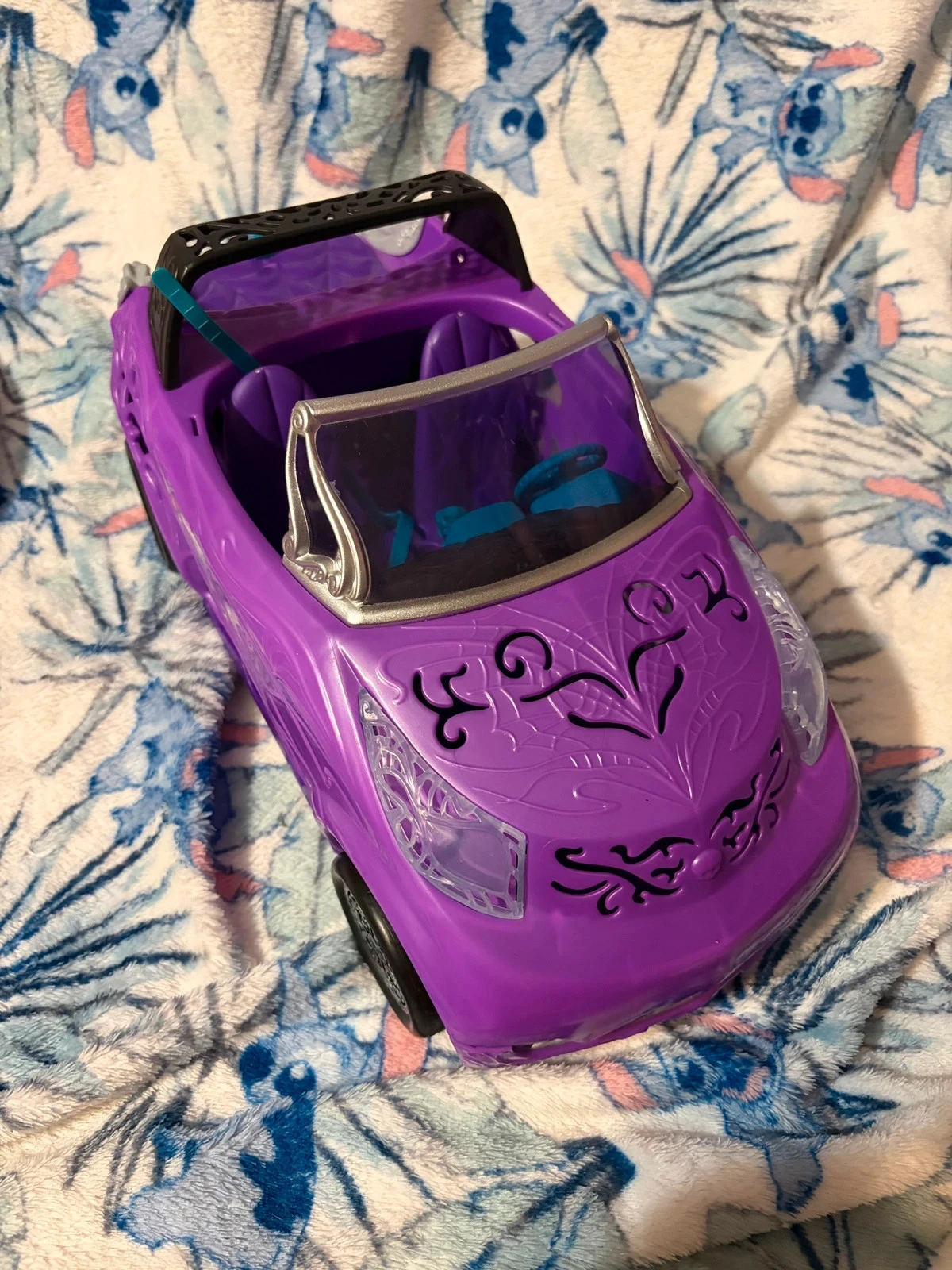 Voiture / Cabriolet Monster High - Violette et noire (Mattel)